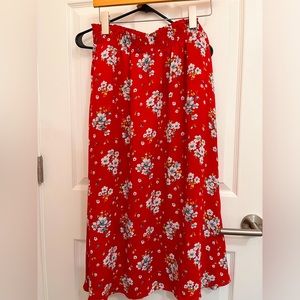 Romantic floral skirt in time for spring!